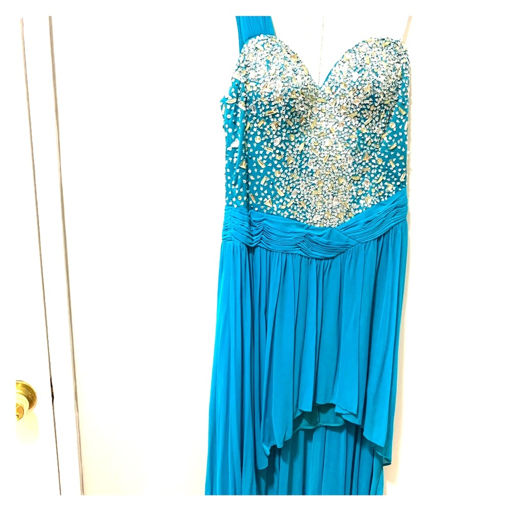 Terani high- low prom dress, worn once !